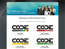 Tablet Screenshot of eps-software.com